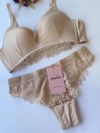 Conjunto Lingerie Manu - Nude