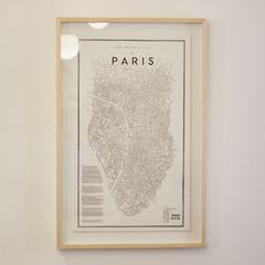 Cuadro Mapa Paris (CM3)