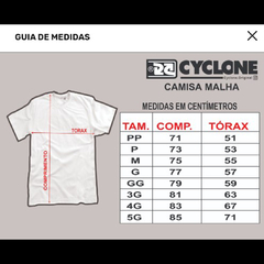 Camiseta Cyclone Vermelho Rubro Original 010235170 na internet