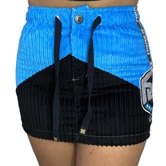 Saia Cyclone Veludo Preta/Azul ORIGINAL 130506270 - comprar online