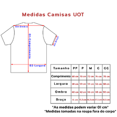 Camiseta UOT Sem Estampa Gola V Amarela MCM-4245 na internet