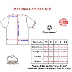 Camiseta UOT Laranja ORIGINAL MCM-4735 na internet