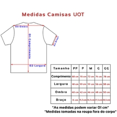 Camiseta UOT Preta Original MCM-4920 Cor 06 - comprar online