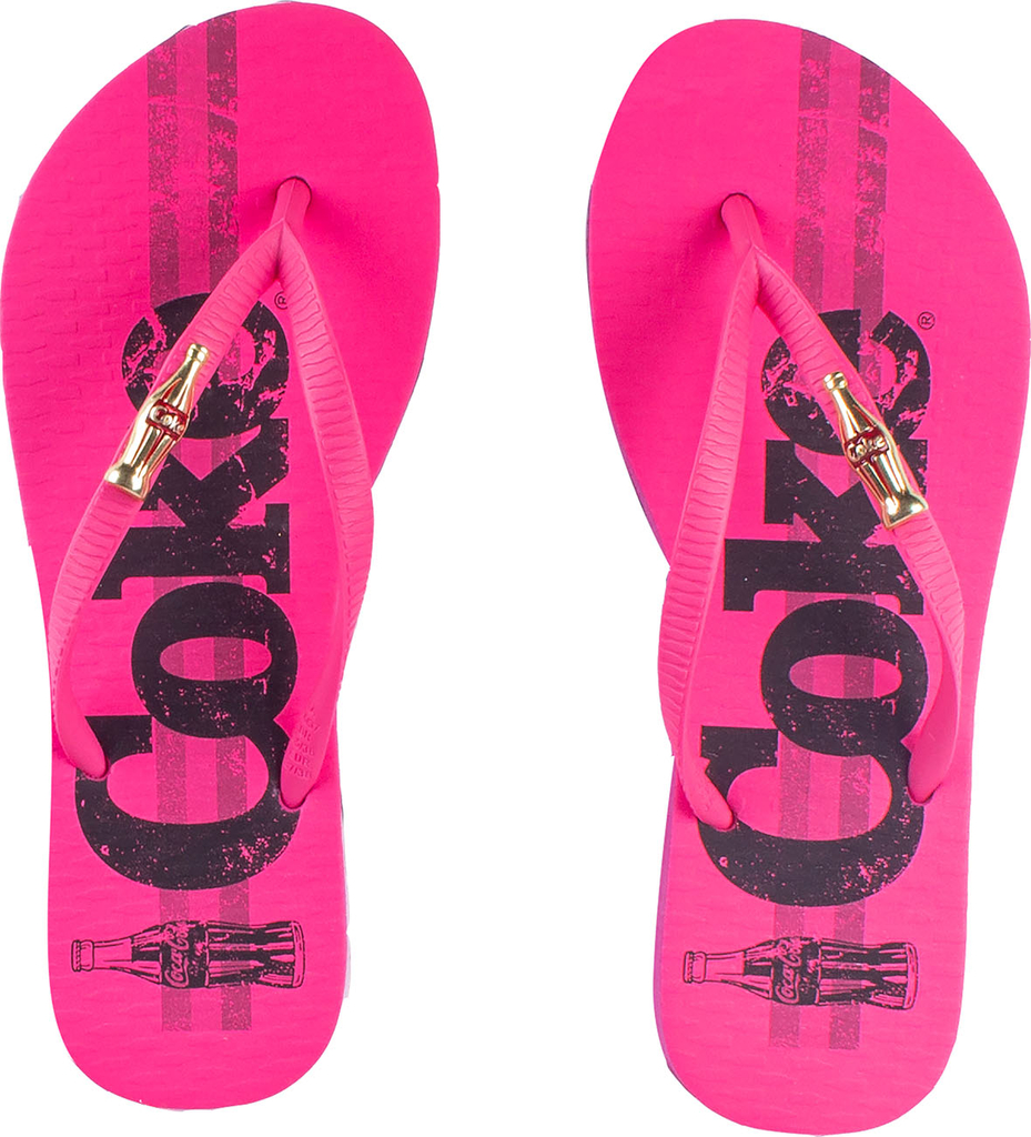 Chinelo Coca Cola Feminino Rosa Claro/Rosa Neon CC3316