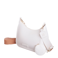 Bolsa Petite Jolie Smile Branco e Avelã PJ10852 - comprar online