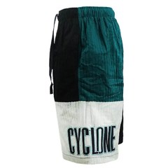 Bermuda Cyclone Veludo Bordado Duplo Preta Original 020515220 - comprar online