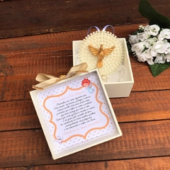 Mini Caixa Convite Padrinhos de Batismo - Mãe de Primeira Store