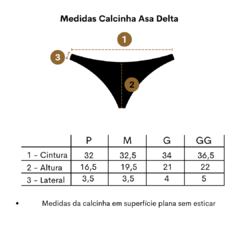 Calcinha Asa Delta Off White - Coconut Made