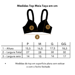 Top Meia Taça Tiffany