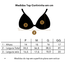 Imagem do Top Cortininha Bordô