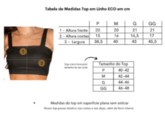 Top em linho ECO Marrom - loja online