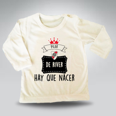 REMERA BEBÉ HAY QUE NACER PERSONALIZADA