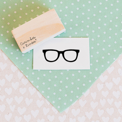 Mini carimbo óculos