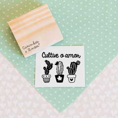 Carimbo cultive o amor - comprar online