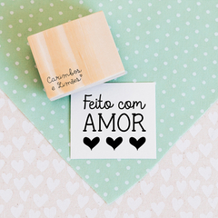 Carimbo feito com amor - comprar online