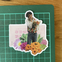 Sticker Charly con flores - comprar online