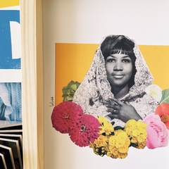 Cuadro Aretha Franklin (21x30) - comprar online