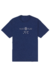 T-shirt 100% Algodão Bordada Manche | Azul Marinho - comprar online