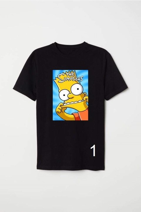 Remera Bart Negras