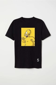 Remera Homero Naked - comprar online