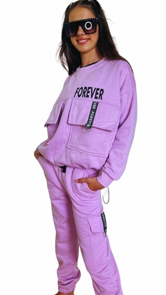 Conjunto Cargo Forever Lila en internet