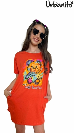 Vestido Naranja Tedd - tienda online