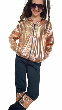 Campera Engomada Dorado - comprar online