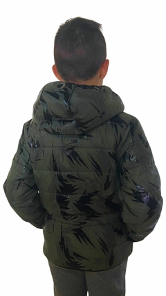 CAMPERA ABRIGO VERDE MILITAR en internet