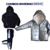 MEGA COMBO CAMPERA ABRIGO + BUZO CORDERITO