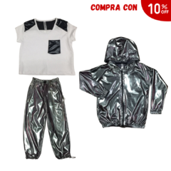 COMBO ENGOMADO + REMERA COMBINADA