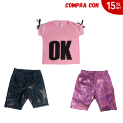 COMBO REMERA OK + BIKERS