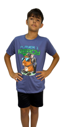 Remera Player 1 Ready Neon