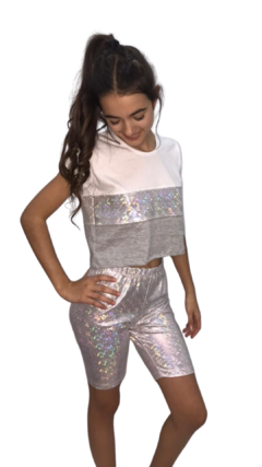 Biker Foil Plateado - comprar online