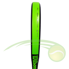 Paleta Wilson - Blade Team Negra y Verde - PadelCompras