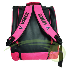 Vince - Bolso mochila paletero fucsia con azul en internet