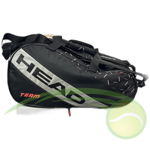 Bolso paletero Head - Team Padel Bag negro/naranja