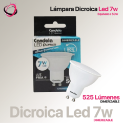 Lampara Led Dicroica Dimer 7w - Fria - comprar online