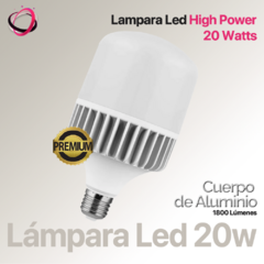 Lampara Led Galponera High Power Cuerpo Aluminio 20w - Fria - comprar online