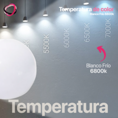 Lampara Led 12w - Fria - Tienda Galaxy