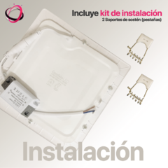 Imagen de Panel Led Cuadrado Embutir 12w - Fria