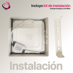 Imagen de Panel Led Cuadrado Aplicar 12w - Fria