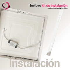 Imagen de Panel Led Cuadrado Aplicar 24w - Fria