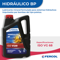 Aceite Hidraulico Fercol Bp 68 X 4 Lt - comprar online