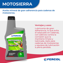 Aceite Para Cadena Motosierra Fercol Botella De 1 Lt - comprar online