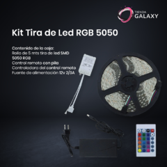 KIT TIRA LED RGB 5050 EXTERIOR X 5MTS en internet