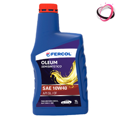 Aceite Fercol Oleum Semi-sintetico 10w-40 1 Lt