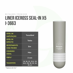 Liner Transtibial Iceross Seal-In X5 I-3663 - Ossur