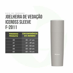 Combo 2 Joelheiras Silicone Iceross Sleeve F-2011 - Ossur