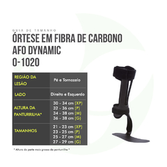 Órtese Fibra De Carbono Afo Dynamic O-1020 - Ossur