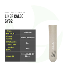 Liner Transtibial Sem Conexão  Caleo 6Y92 - Ottobock